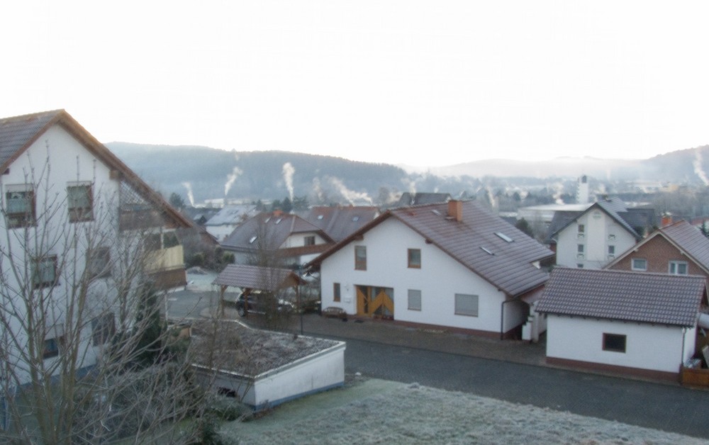 Dezembermorgen - Blick in das kalte Kreuztal