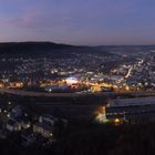 Dezembervollmond Panorama vom Siegerland