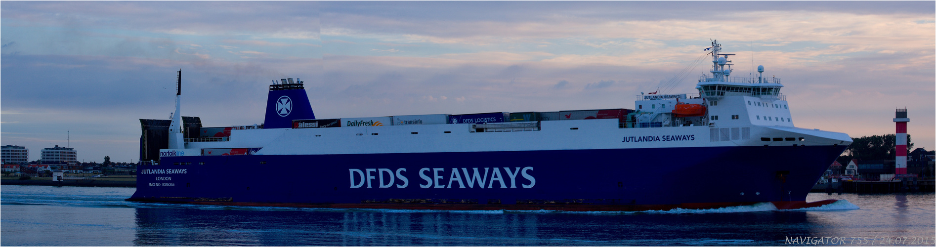 DFDS JUTLANDIA / Rotterdam / Bitte scrollen!