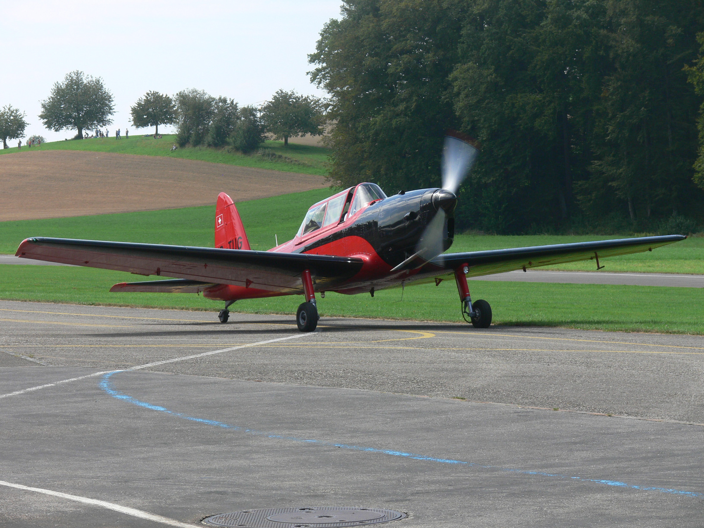 DH Chipmunk an der Flügerchilbi Bleienbach