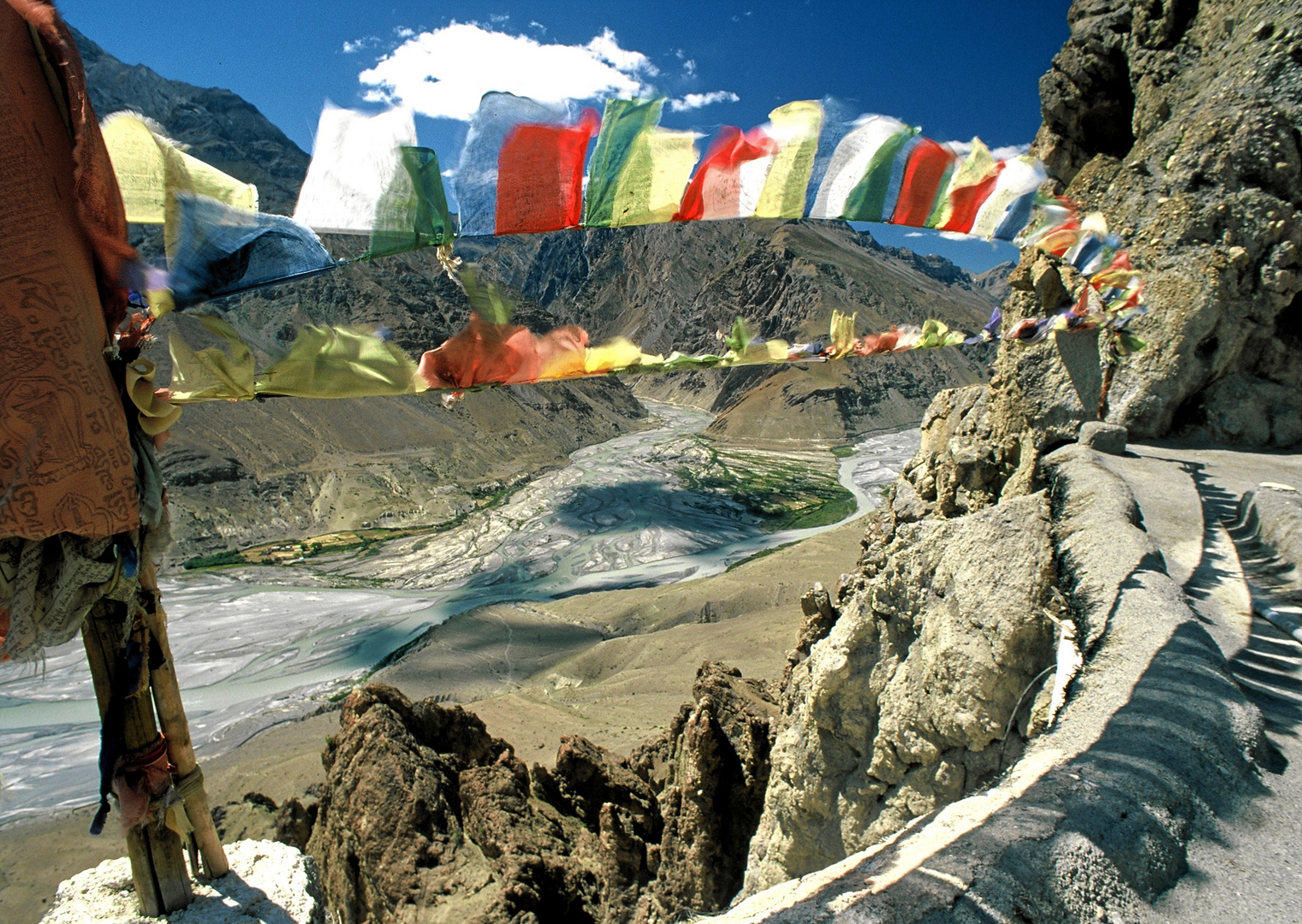 Dhankar - Blick auf den Spiti