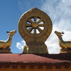 Dharma-Rad auf dem Jokhang-Tempel