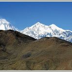 Dhaulagiri 8167 m und Tukuche Peak 6960 m