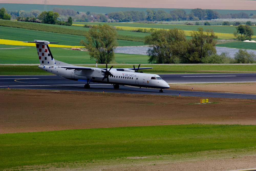 dhc-8 gelandet