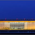 DHL Hanger in LEJ @ Night