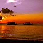 Dhomi boats at anchor at Velavaru