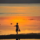 Di sera,sulla spiaggia