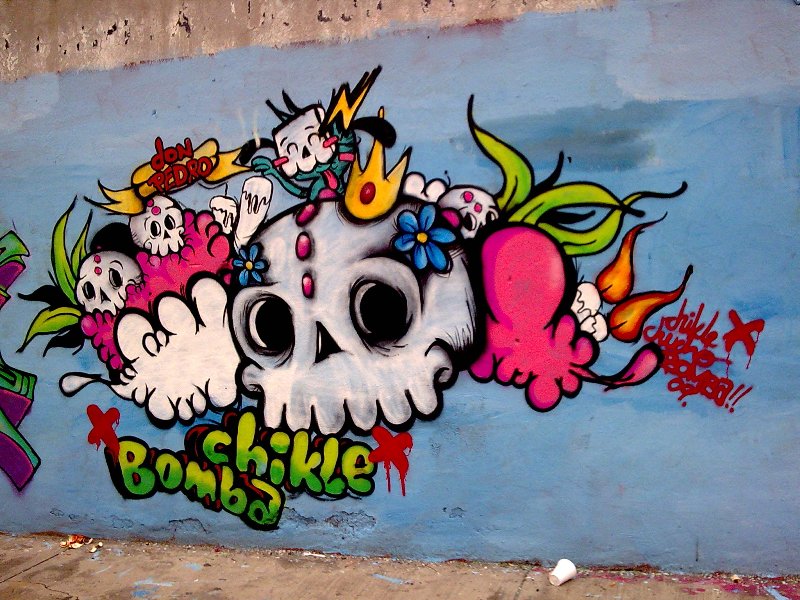 Dia de Muertos en Graffiti