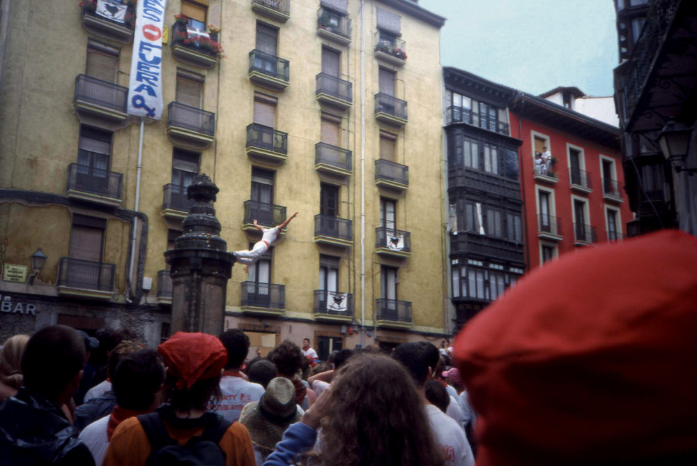 dia del chupinazo ,unas horas despues