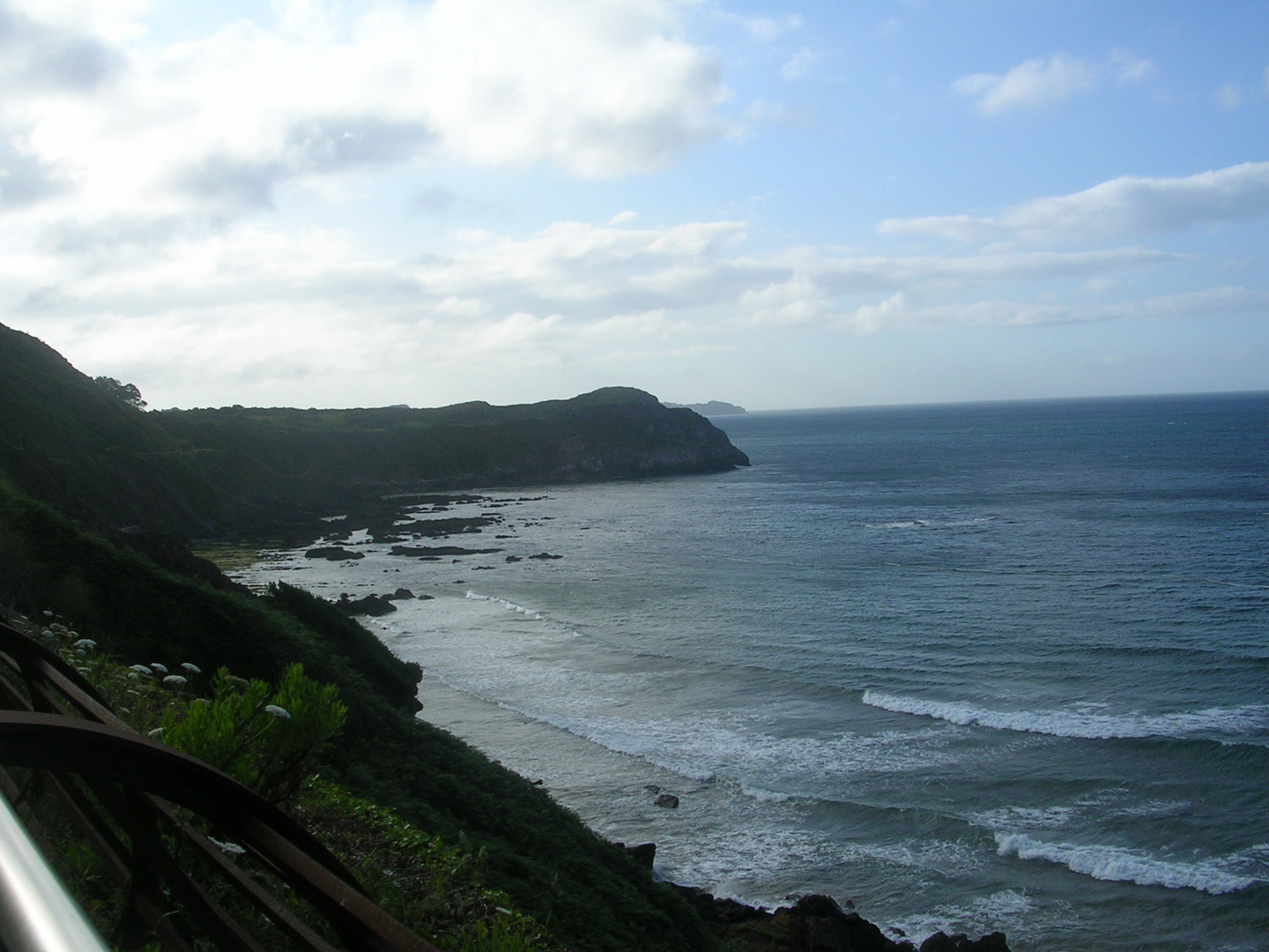 Día gris en la playa