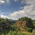 Diabas Steinbruch - der Brutfelsen 