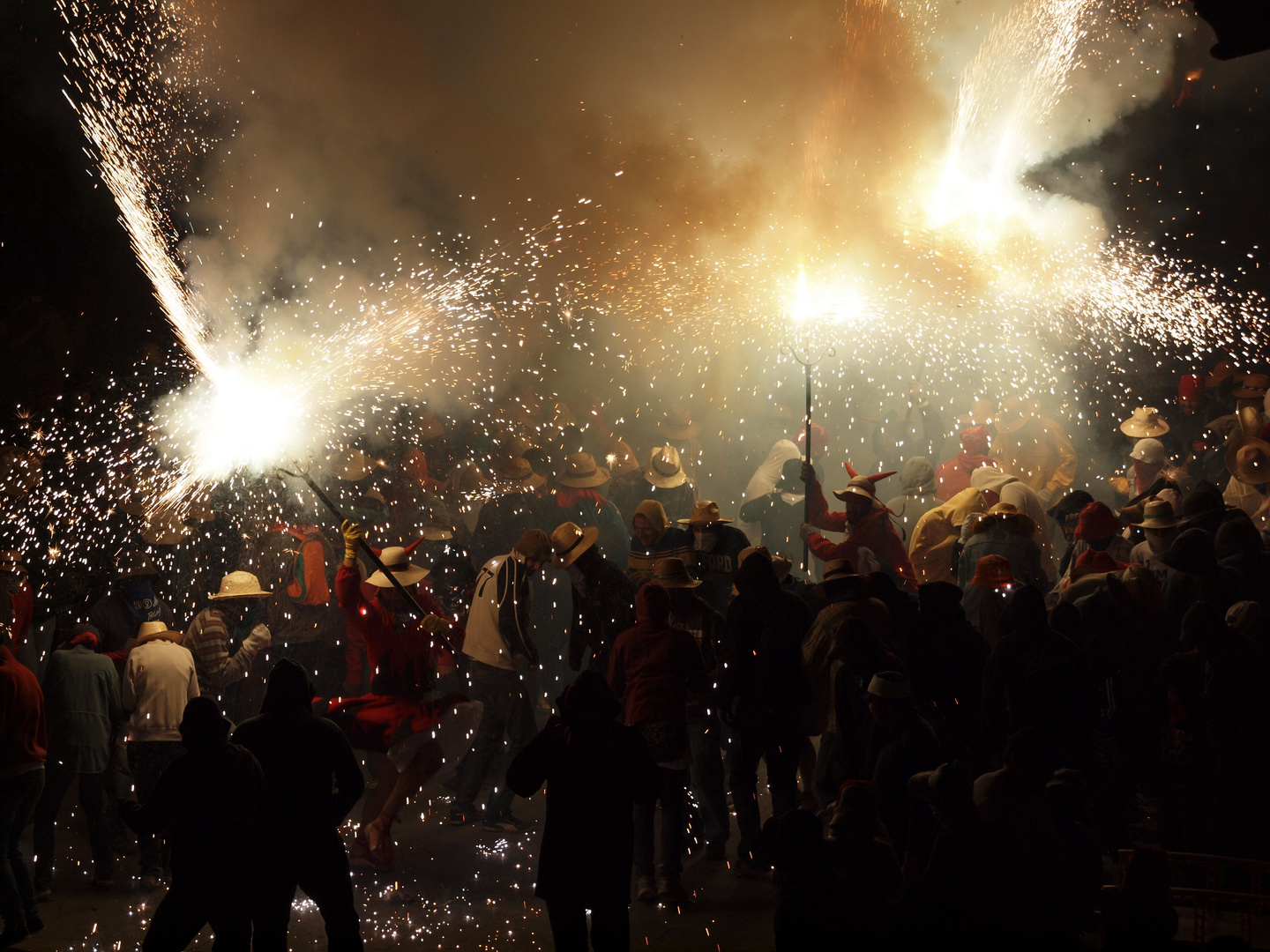 DIABLES DE GRANOLLERS PRIMER CORREFOC DE LA FIESTA MAYOR