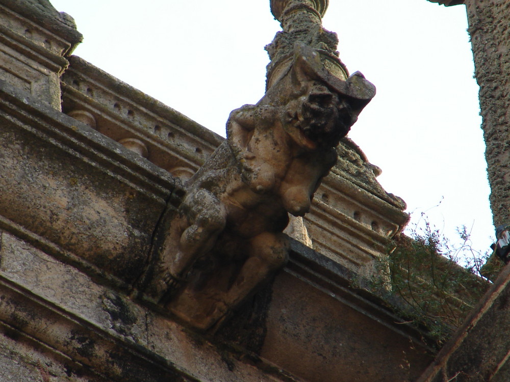 Diablo. Gárgola de la catedral Nueva de Plasencia. Cáceres.