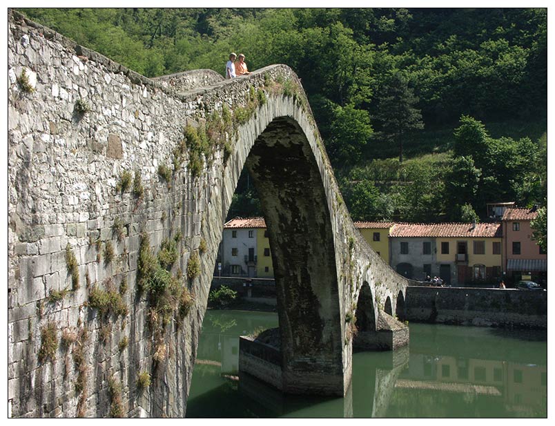 Diabolobrücke, Toskana