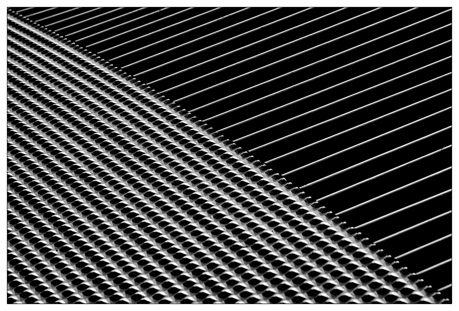 Diagonal Foto & Bild art, bw, outdoor Bilder auf