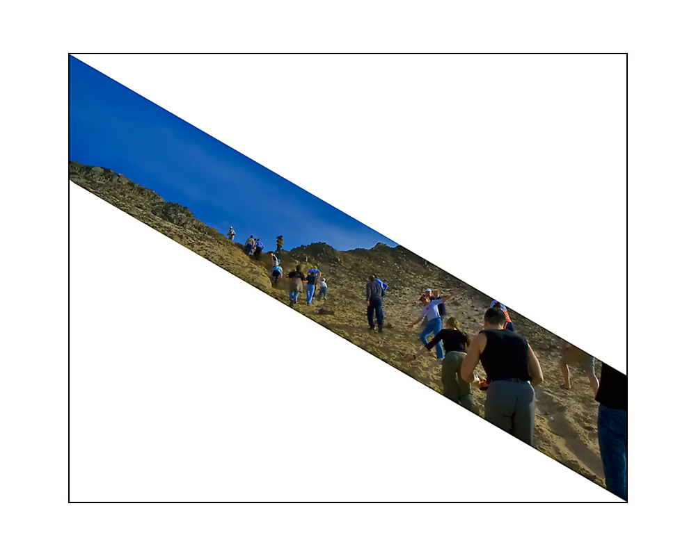 Diagonal Strip (aus der Wüste)