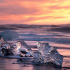 Diamond Beach bei Sonnenaufgang