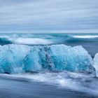 Diamonds Beach at Jökulsarlon Glacier Lagoon, Iceland