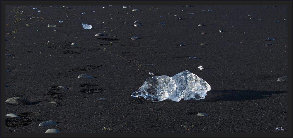 Diamonds on the beach