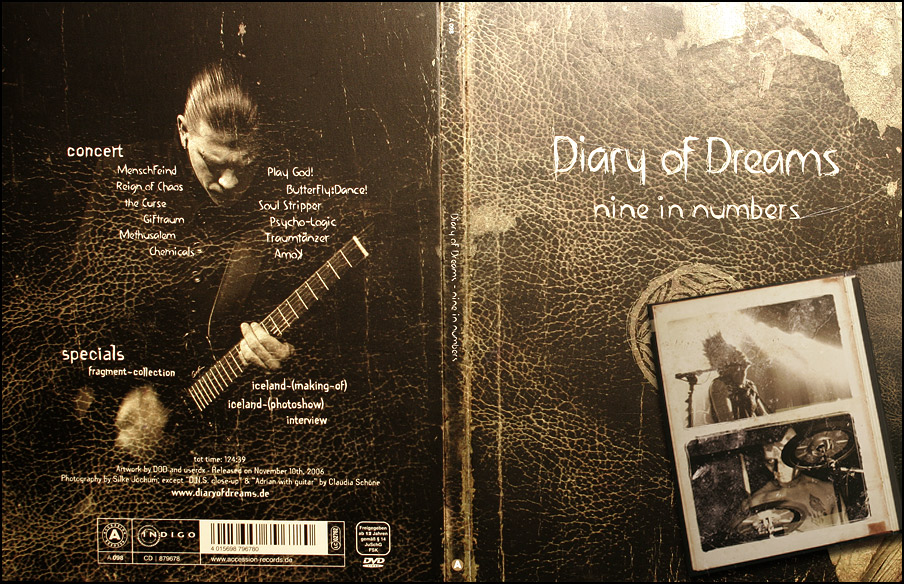 Diary of Dreams (DVD Backcover)