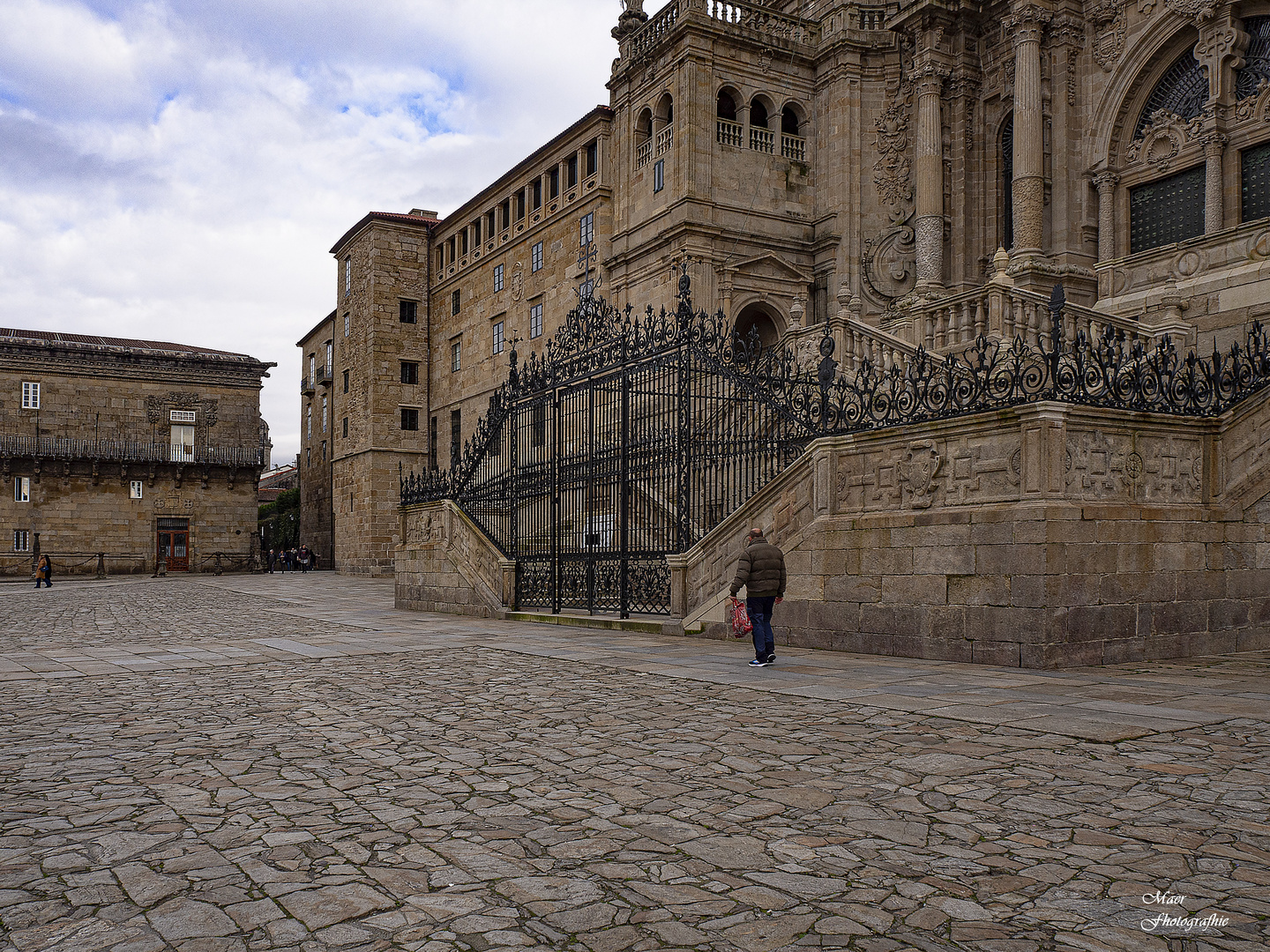 Días nublados. Paza del Obradoiro.