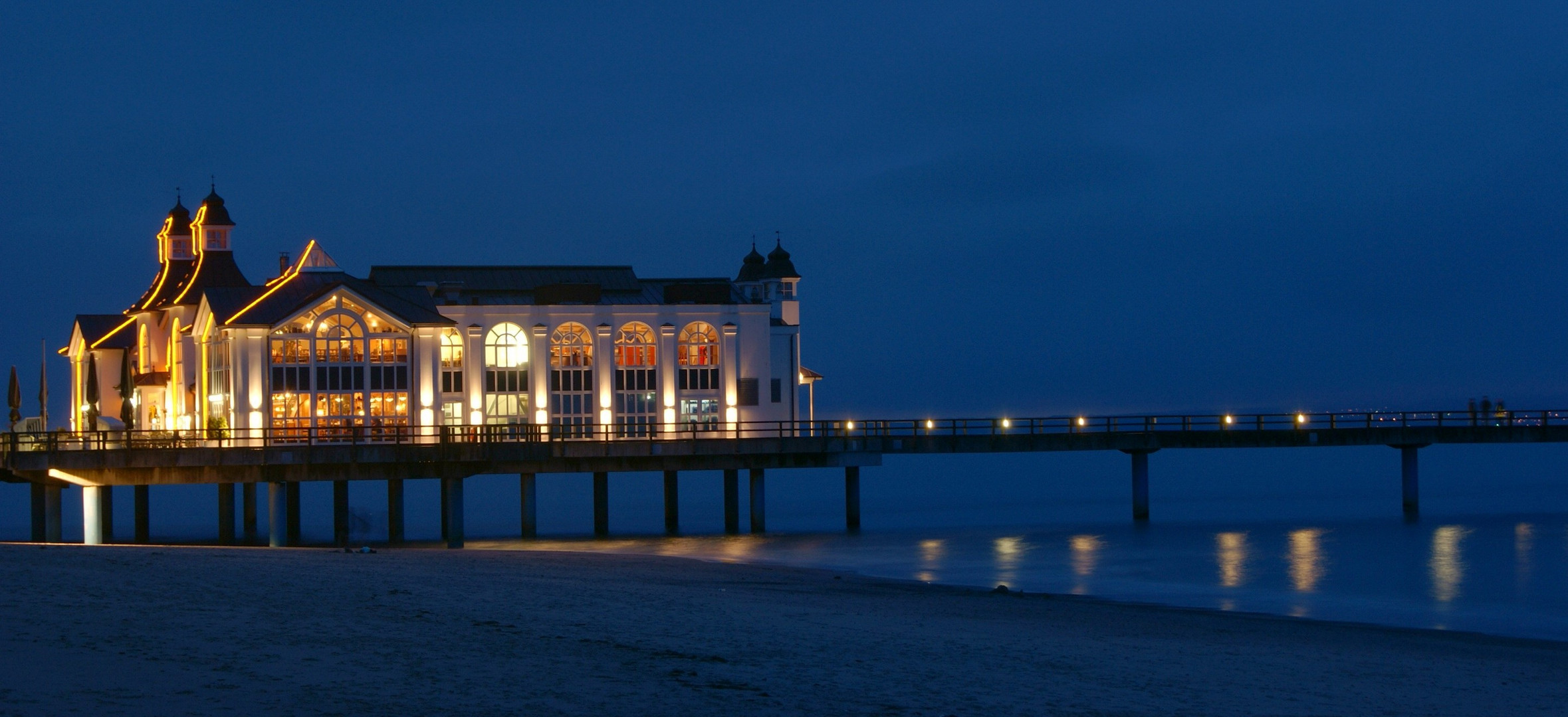 dichter am Horizont => Seebrücke Sellin