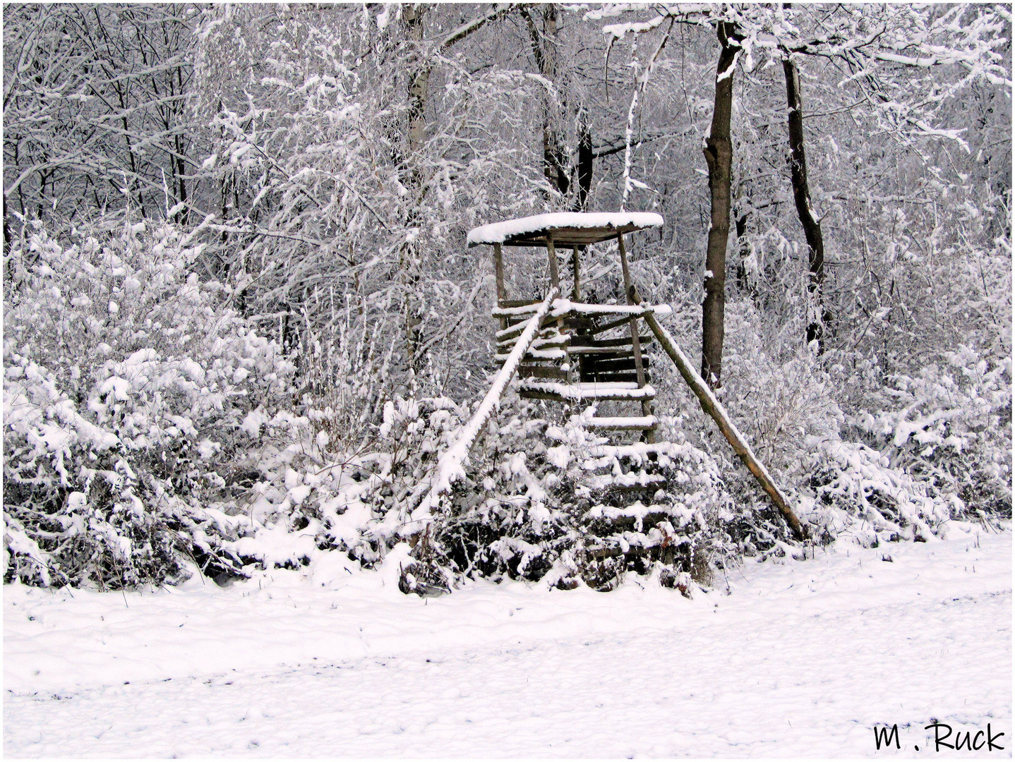 Dicke kam der Schnee vom Himmel ,