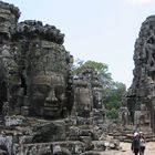 Dicke Köpfe in Angkor