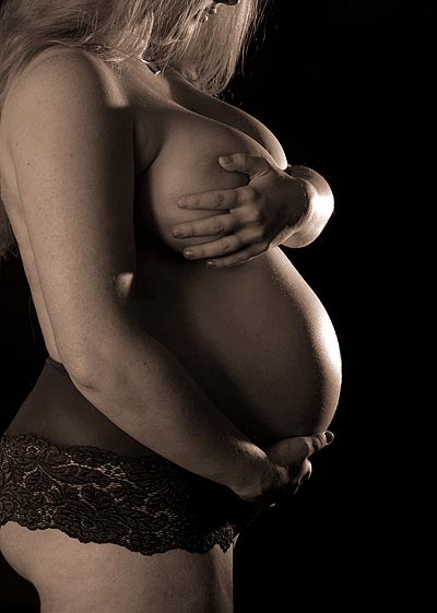 Bauch nicht dicker schwanger frau schwanger oder