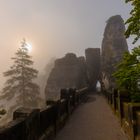 Dicker Nebel an der Bastei