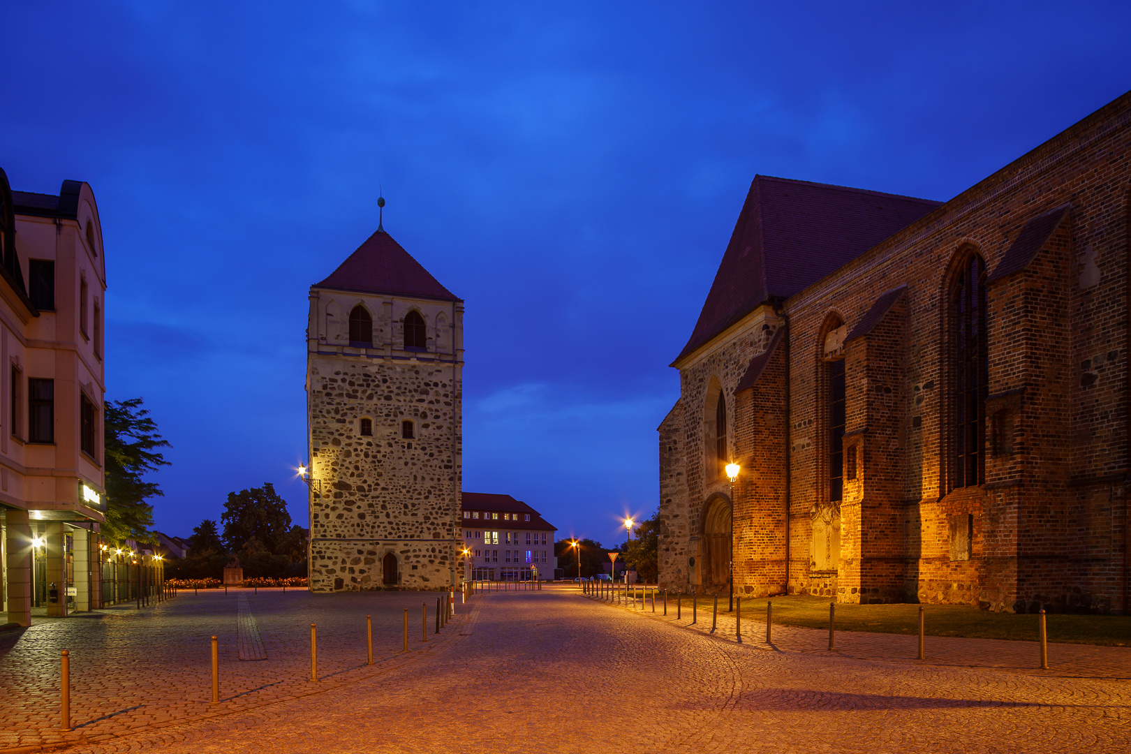 Dicker Turm und St. Bartholomäi in Zerbst