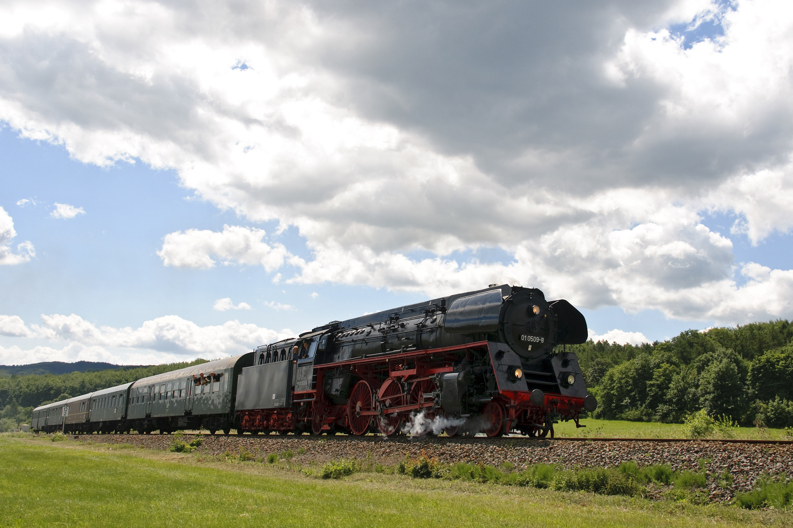 Die 01 0509 - Sonderfahrt zum Streckenfest 125 Jahre Selketalbahn