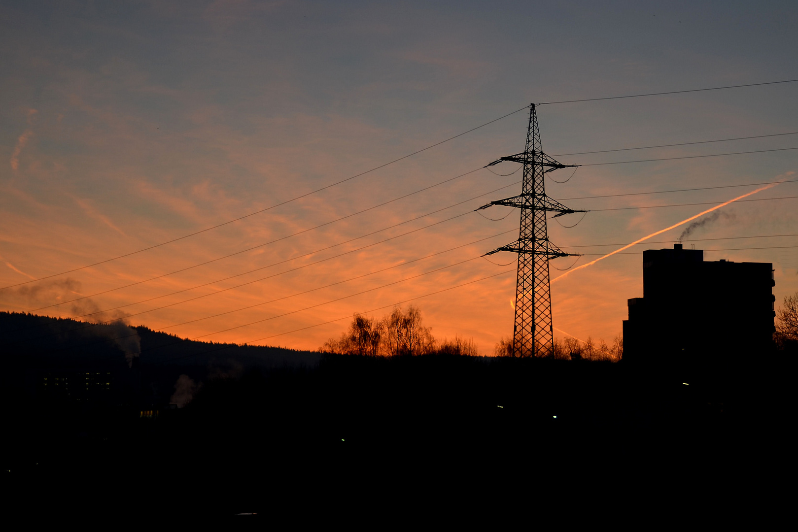 Die 110 kv Leitung