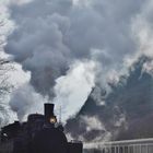 Die 11sm unter Volldampf bei Einstellungsfahrt