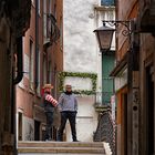 Die 2  haben es nicht einfach ..... Venedig 