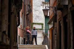 Die 2  haben es nicht einfach ..... Venedig 