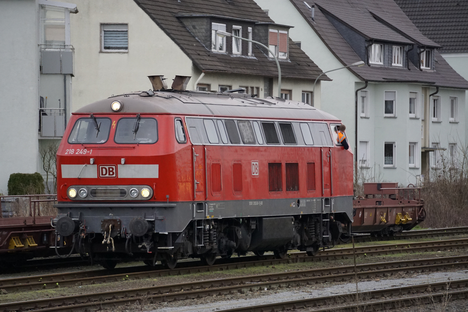 Die 218 249-1 in Paderborn Nord