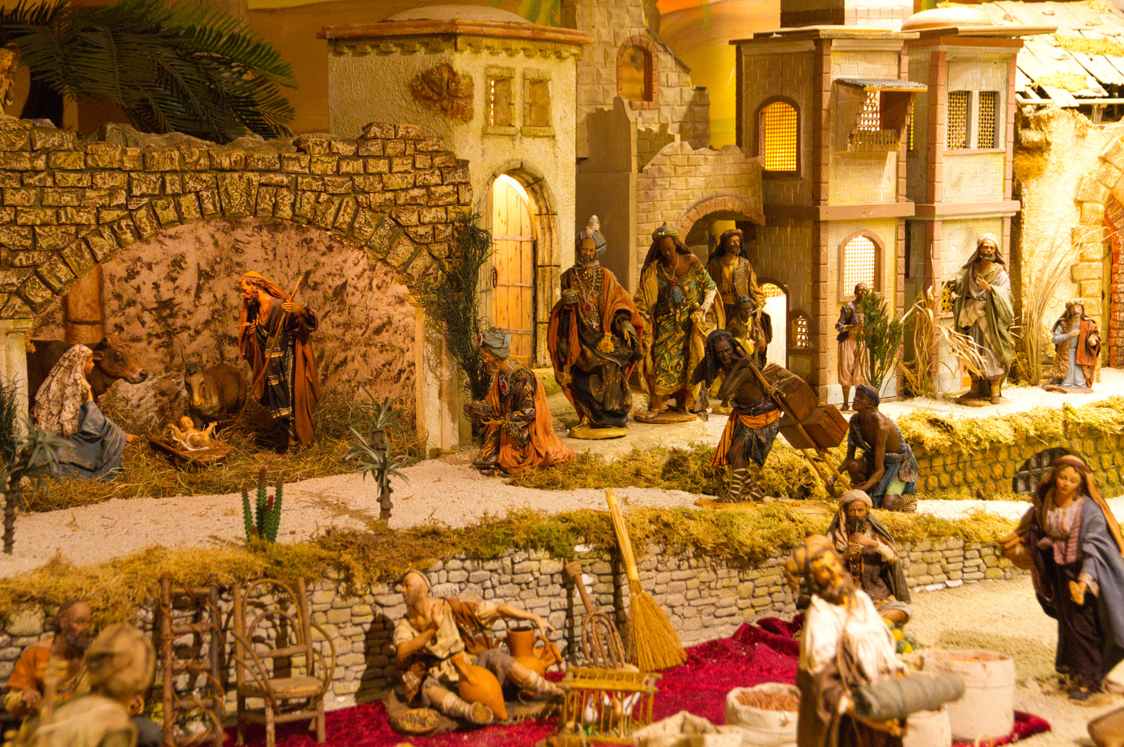 Die 3 Heiligen Könige auf dem Weg zur Krippe in Bethlehem