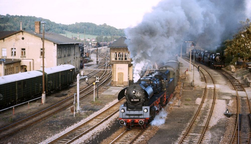 Die 35 1113-6 auch sie war eine gejagte Lok seiner Zeit