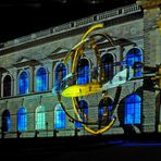 die 3D-Lightshow am Zwinger…,