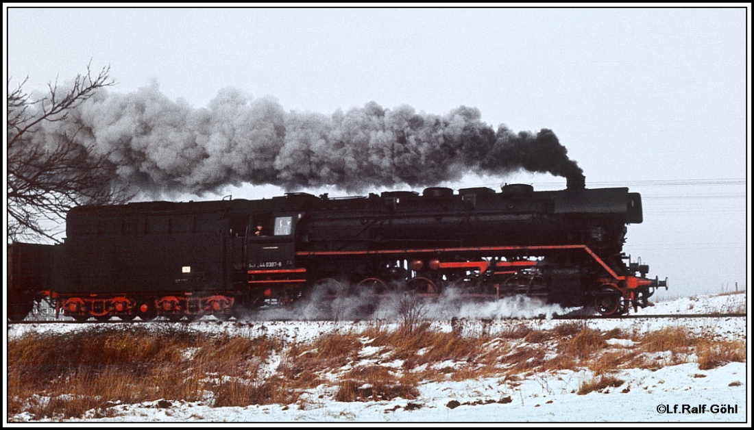 Die 44 0689 ein Winterbild aus meiner alten Heimat Pößneck