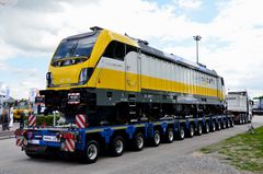 Die 487 001-0 von Swiss Rail Traffic in München