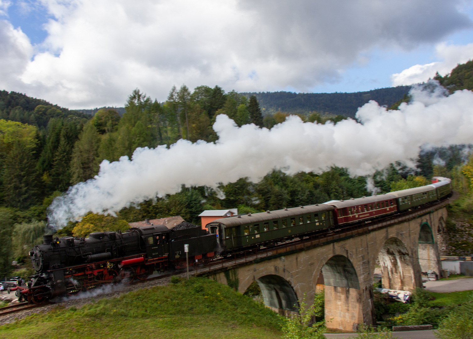 Die "58 311" - mit Volldampf voraus