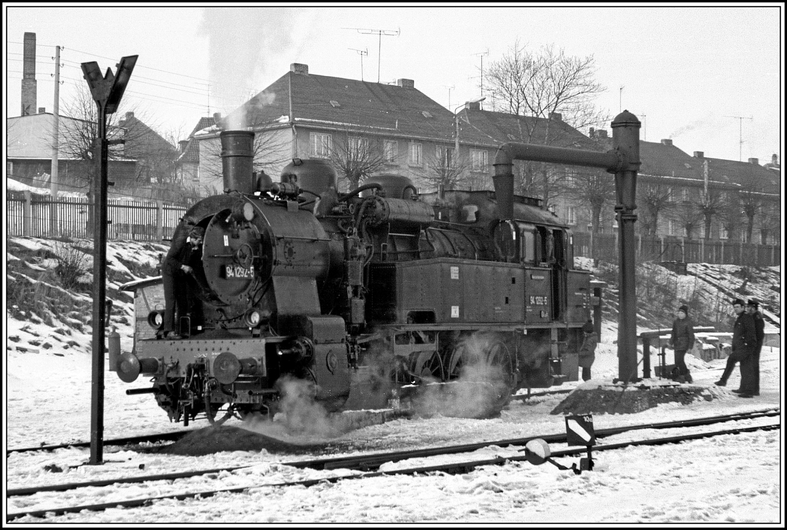 Die 94 1292 mal allein in Ilmenau nach getaner Arbeit