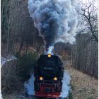 Die 99 7235-7 im Thumkuhlental (30.12.2016) #2