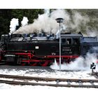 Die 99 7239-9 kurz vor der Abfahrt in Schierke/Harz