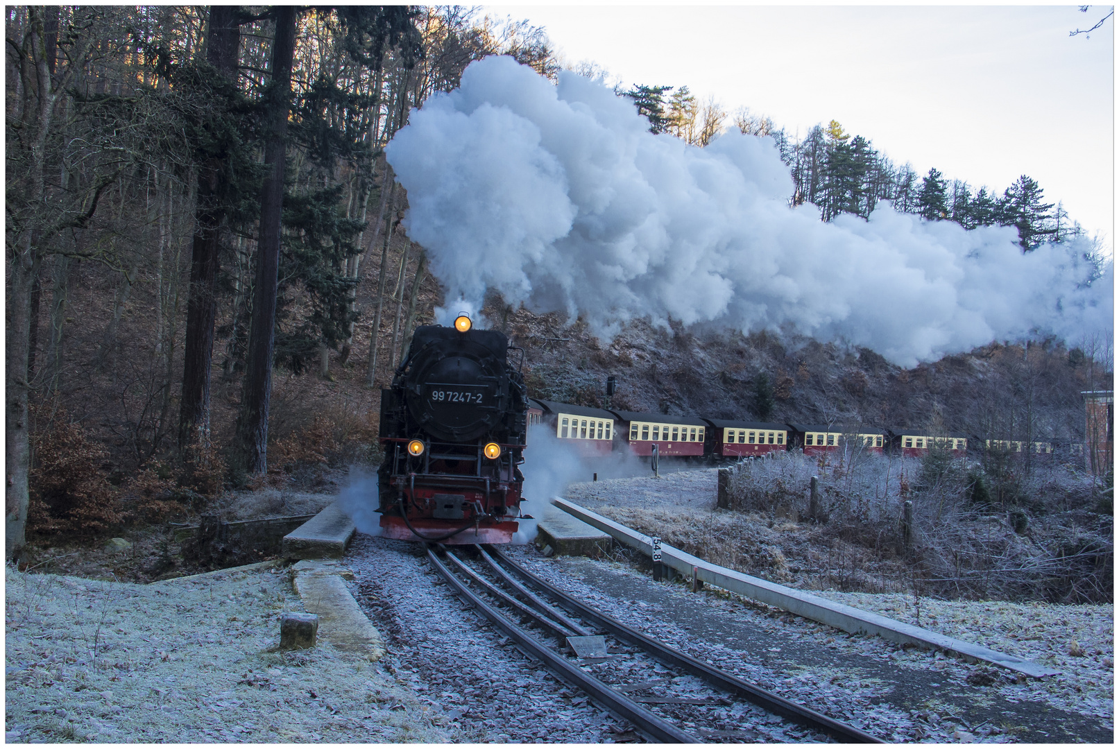 Die 99 7247-2 vor HP Steinerne-Renne (30.12.2016) #1