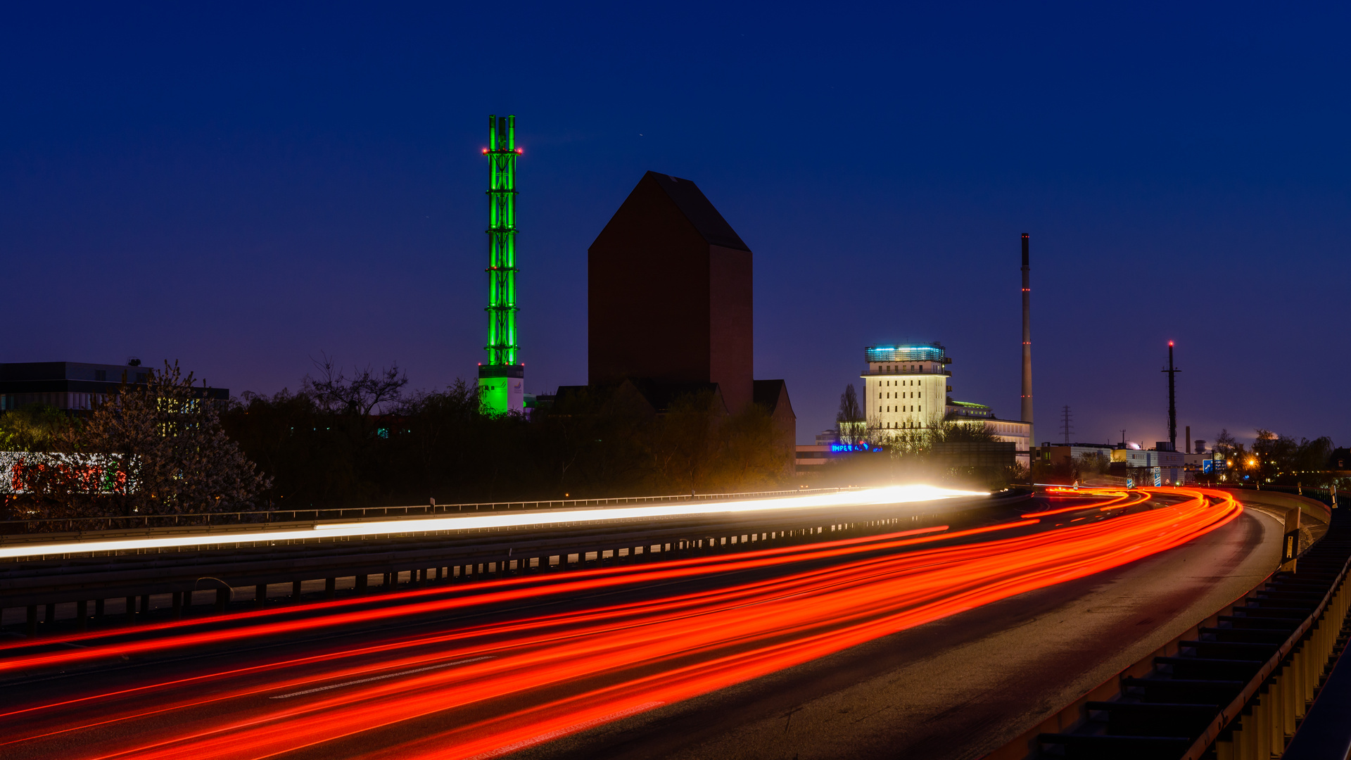 Die A40 bei Duisburg