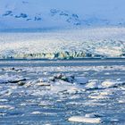 Die Abbruchkante des Jökulsarlon