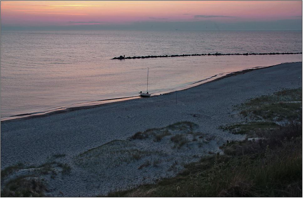 Die abendliche Ostsee